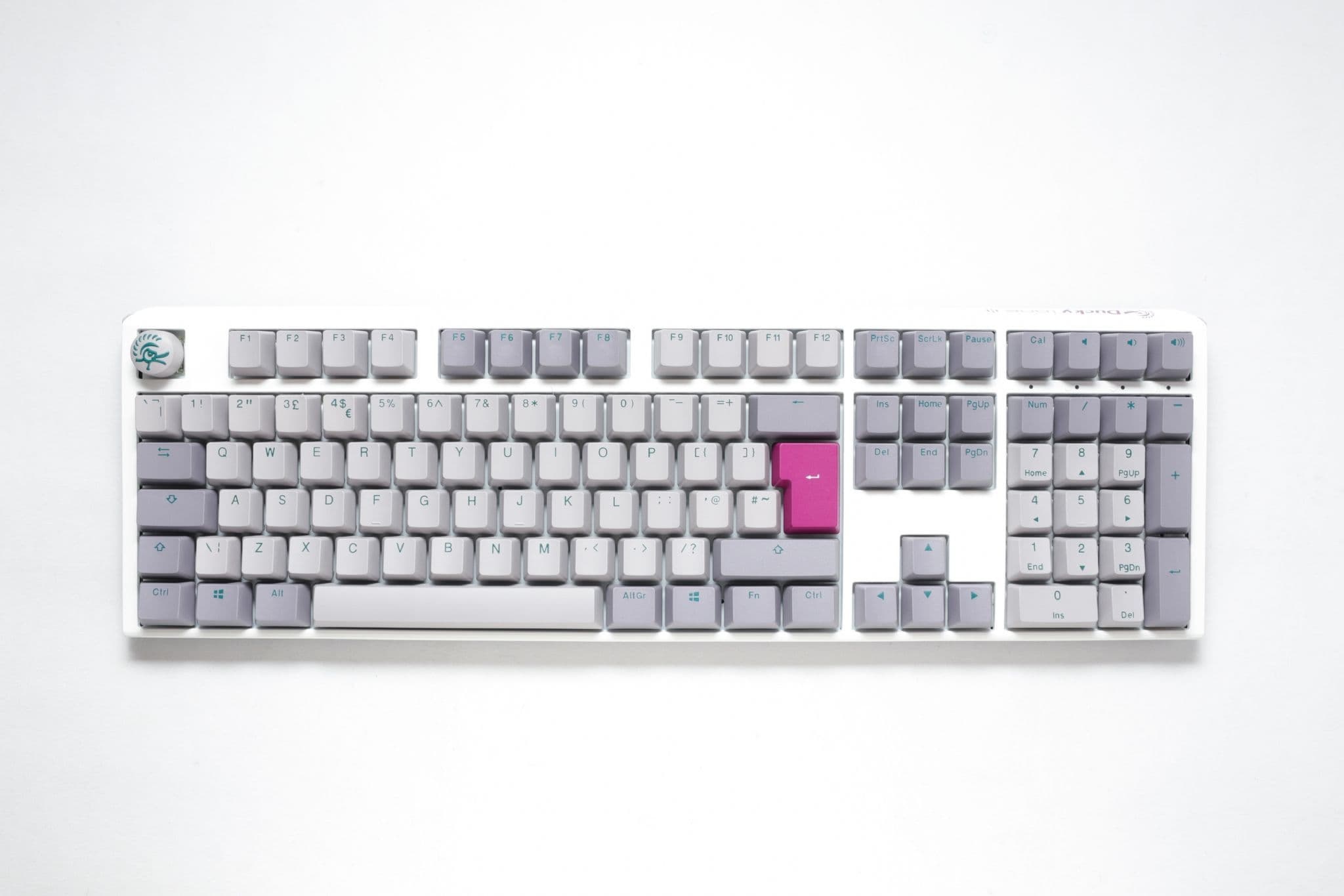 Ducky Channel One 3 Mist Grey (UK) - Full Size - Cherry Brown