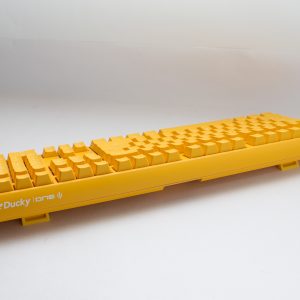 Ducky One 3 Yellow Full Size UK Layout Keyboard Cherry Clear Switch