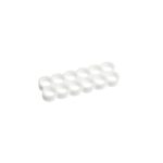 E22 12-Slot Stealth cable comb - white