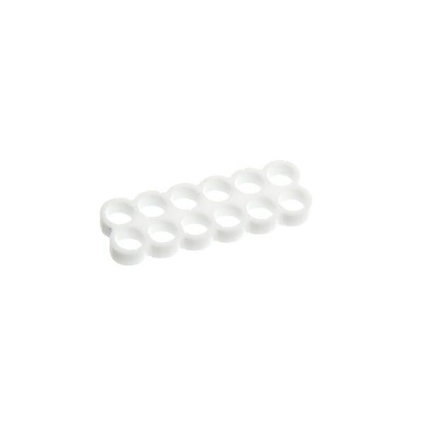 E22 12-Slot Stealth cable comb – white