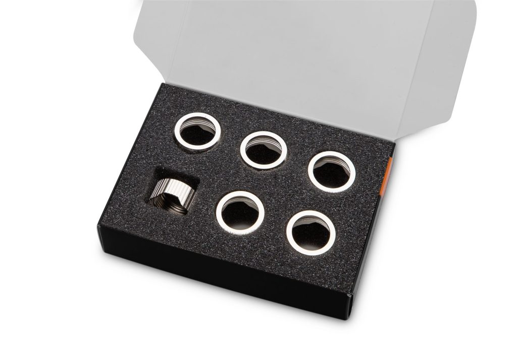 EK-Quantum Torque Compression Ring 6-Pack HDC 16 - Nickel