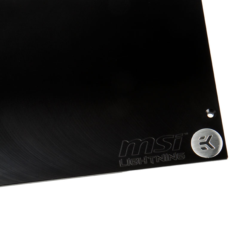 EK Water Blocks EK-FC R9-290X Lightning Backplate - Black