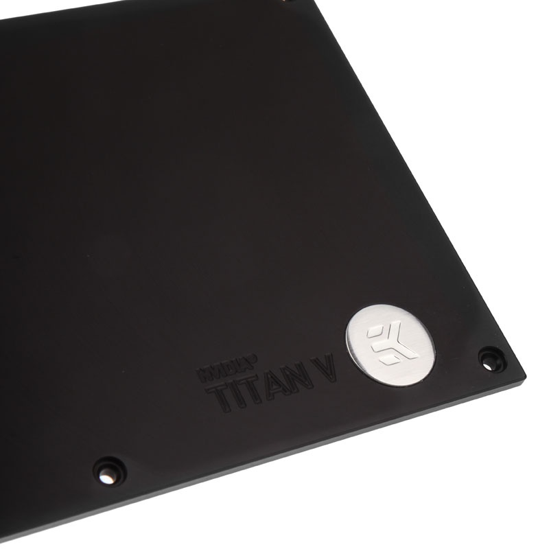 EK-FC Titan V Backplate - Black