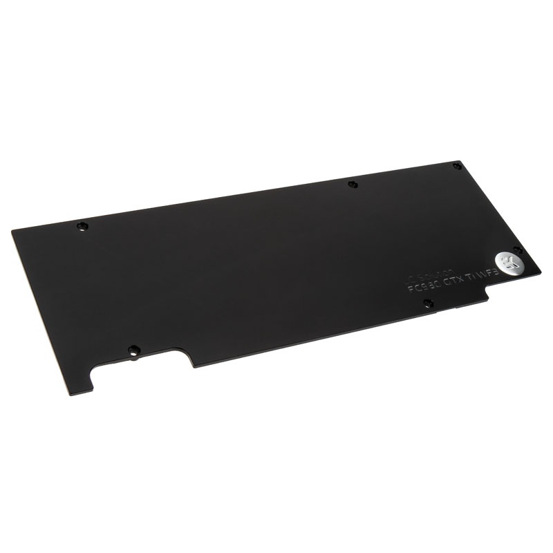 EK Water Blocks EK-FC980 GTX Ti WF3 Backplate - Black