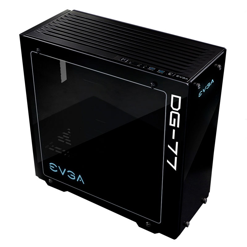 EVGA DG-77 Midi-Tower tempered glass - matt black
