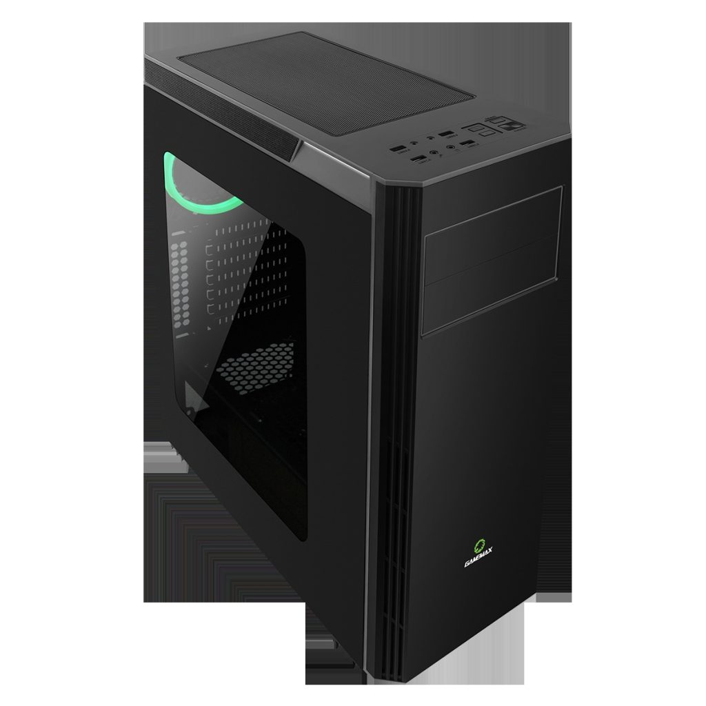 Graphite Case Game Max Graphite Rgb Midi Gaming Case - Watercooling UK