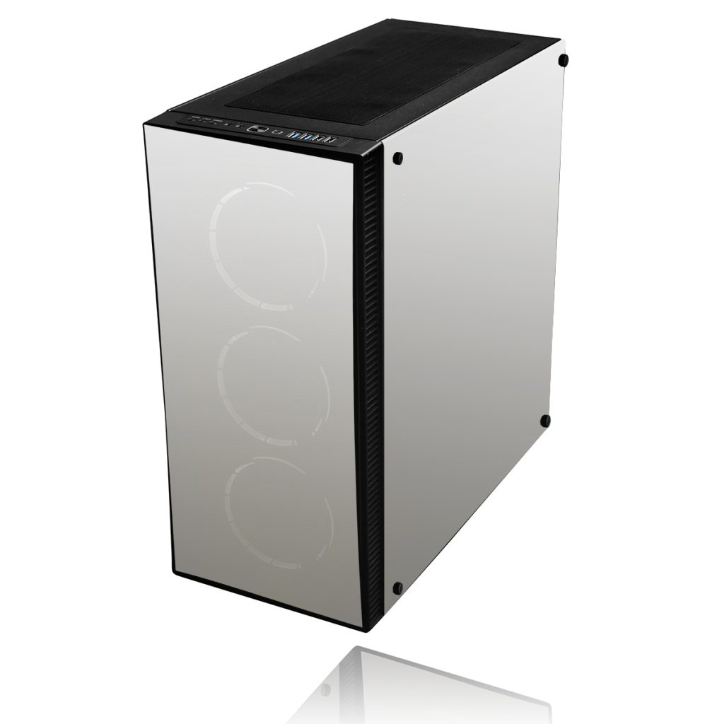 Game Max Sapphire RGB Mid Tower 2 x USB3 Tempered Glass Mirror Sides and Front