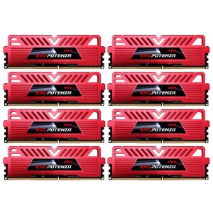 GeIL EVO Potenza Series red, DDR4-2666, CL15 - 64 GB Kit