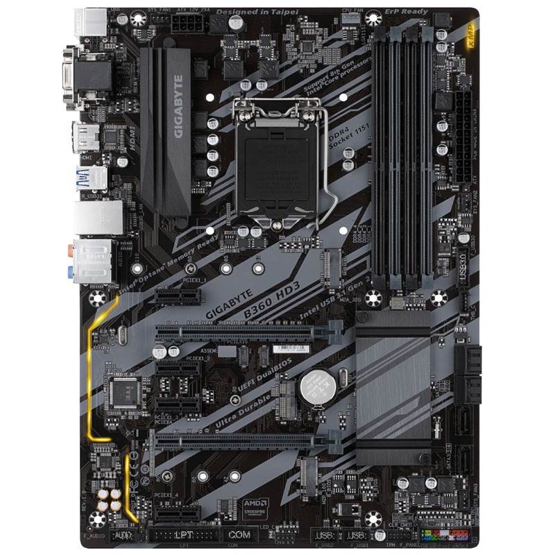Gigabyte B360 HD3, Intel B360 motherboard - socket 1151