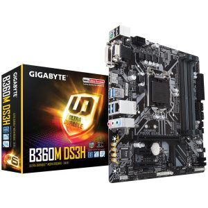 Gigabyte B360M DS3H, Intel B360 Motherboard - Socket 1151 - Watercooling UK