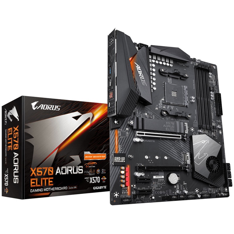 Gigabyte X570 Aorus Elite, AMD X570 Motherboard - Socket AM4