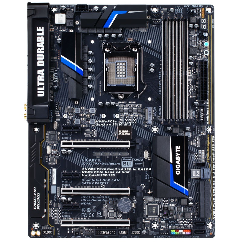 Gigabyte Z170X-Designare, Intel Z170 Mainboard - Socket 1151