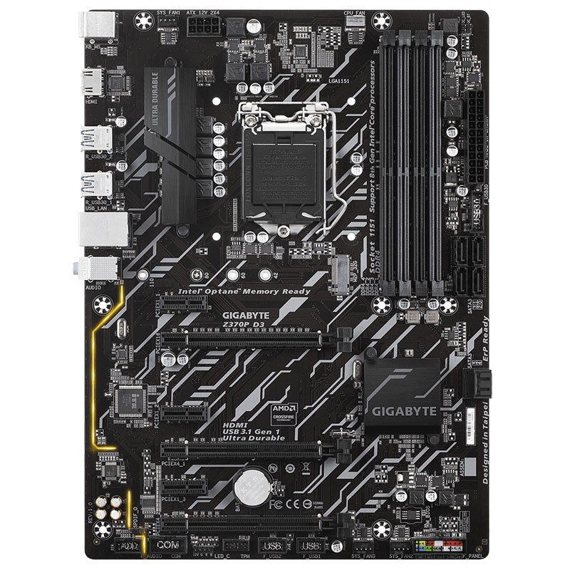 Gigabyte Z370P D3 Intel Z370 motherboard - socket 1151