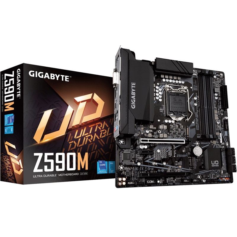 Gigabytes Z590M, Intel Z590 motherboard - Socket 1200