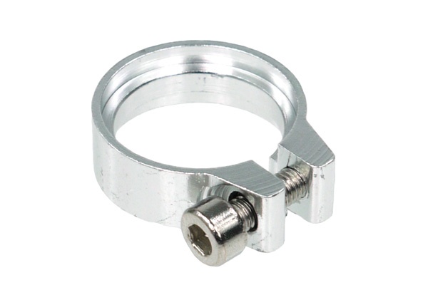 Hose clamp hexagonal socket 12.7 - 14.3mm silver