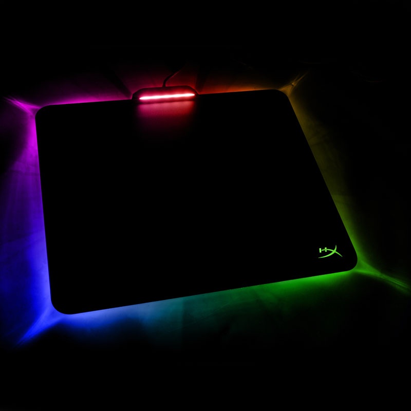 HyperX Fury Ultra Mouse Pad - RGB lighting, hard