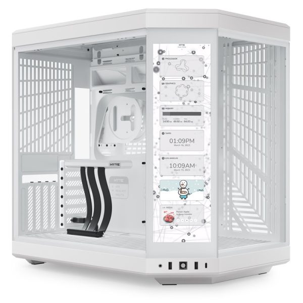 Hyte Y70 Midi Tower Touch – white