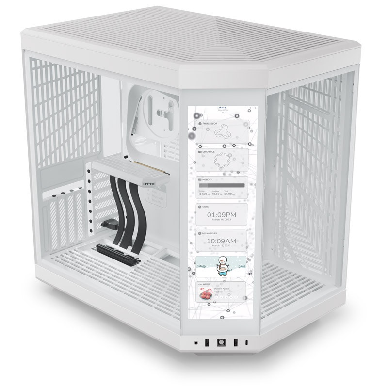 Hyte Y70 Midi Tower Touch - white : image 2