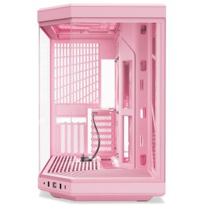 Hyte Y70 Midi Tower, Tempered Glass - Strawberry Milk : image 1