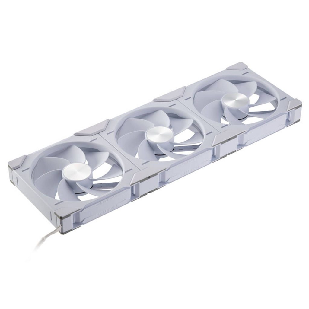 PHANTEKS D30 PWM Reverse Airflow, D-RGB fans, pack of 3 - 140mm, white