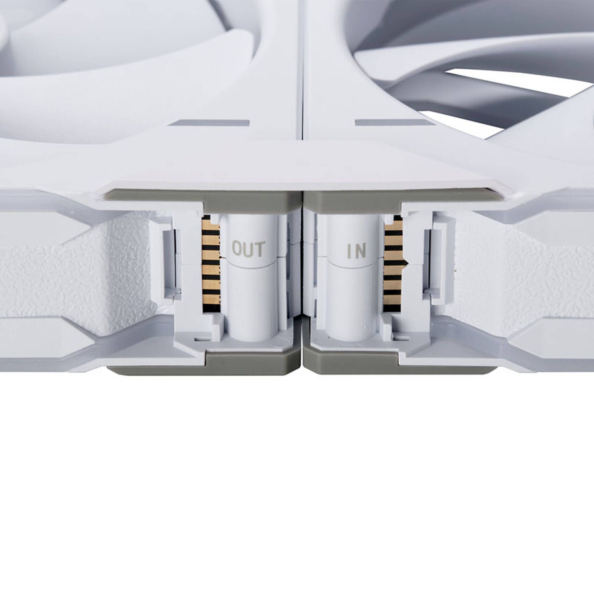 PHANTEKS D30 PWM Reverse Airflow, D-RGB fans, pack of 3 - 140mm, white