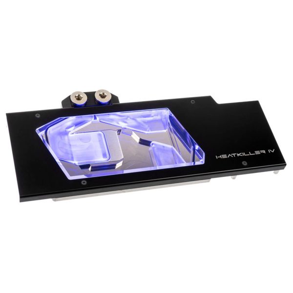 Watercool Heatkiller IV for Radeon RX 5700 / XT, RGB – Acrylic + Nickel, black
