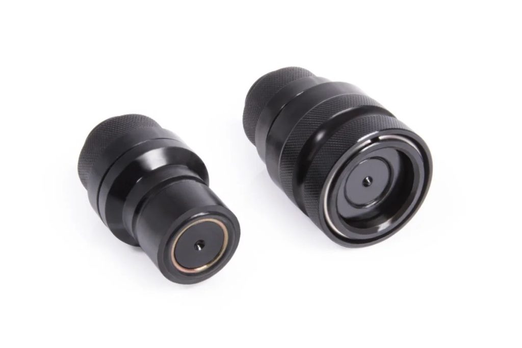 Alphacool ES quick release BLH1A PushIn Male IG-IG bulkhead fitting black