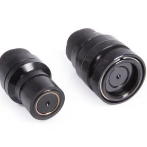 Alphacool ES quick release BLH1A PushIn Male IG-IG bulkhead fitting black