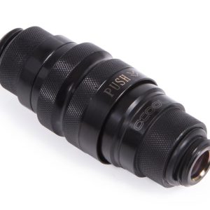 Alphacool ES Quick Release BLH1A PushIn Male AG-AG Black