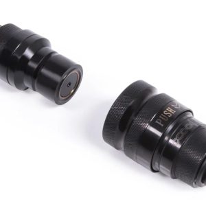 Alphacool ES quick release BLH1A PushIn Female IG-IG bulkhead fitting black