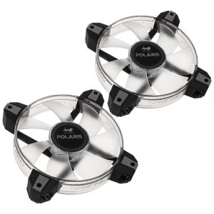 IN WIN Polaris RGB LED fan Twin Pack - 120 mm