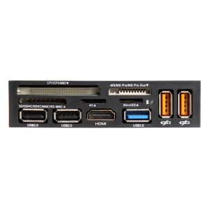 InLine front panel 3.5 inches, Card Reader, HDMI, USB 3.0 and 2.0