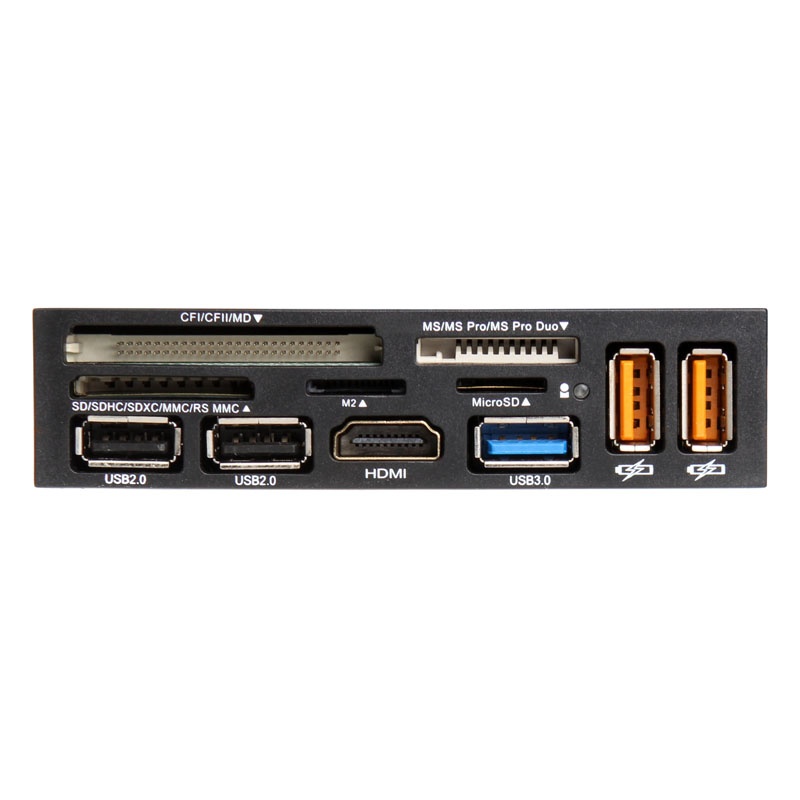 InLine front panel 3.5 inches, Card Reader, HDMI, USB 3.0 and 2.0
