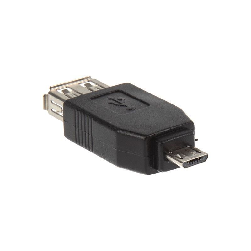 InLine Micro-USB Adapter Micro-B connector to USB-A connector ...