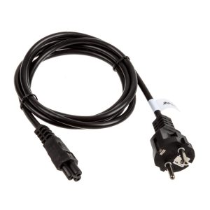 InLine power cable, 3-pole coupling, black - 1.8m