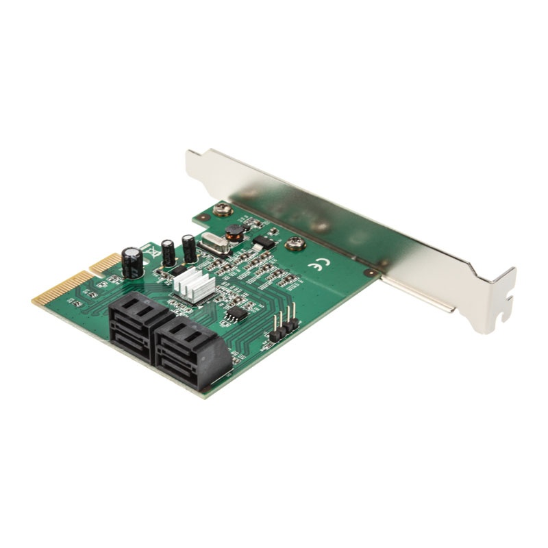 InLine RAID-Controller PCIe x4 for 4x SATA 6G - Watercooling UK