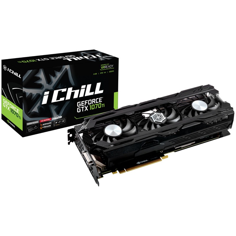 INNO3D GeForce GTX 1070 Ti iChill X3, 8192 MB GDDR5