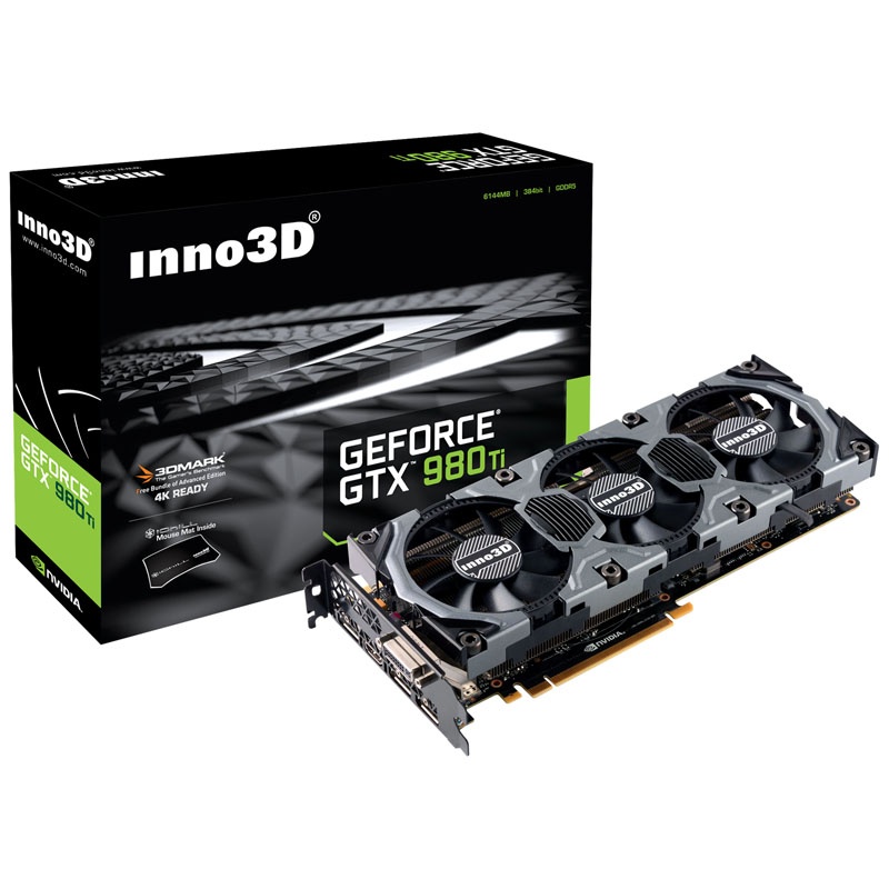Inno3D GeForce GTX 980 Ti OC, Hrculez 3000, 6144 MB GDDR5