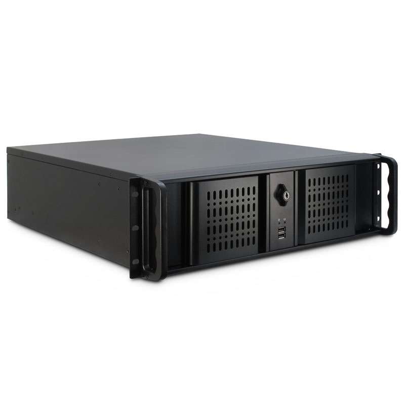 Intertech Server Case Inter-tech 3U 3098-S, 19 rack server case - black - Watercooling UK