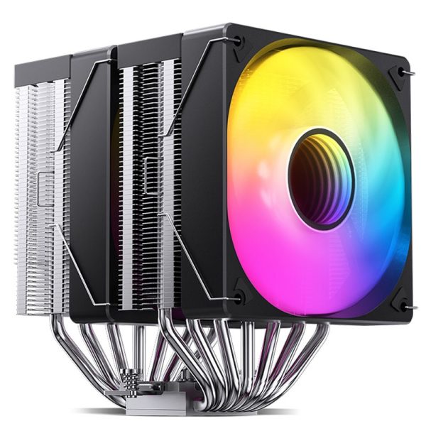 Jonsbo CR-3000 CPU cooler dual tower, ARGB – 2x 120 mm, black