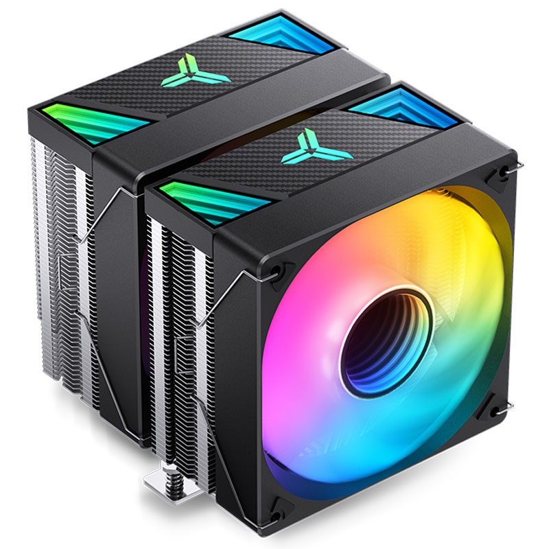 Jonsbo CR-3000 CPU cooler dual tower, ARGB - 2x 120 mm, black