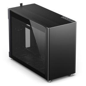Jonsplus i100 Pro Mini-ITX Case, Tempered Glass - Black