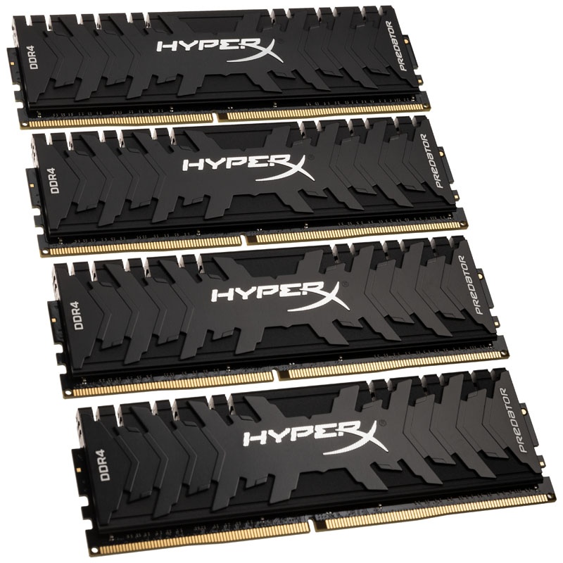 Kingston HyperX Predator, DDR4-3000, CL15 - 64GB Quad Kit