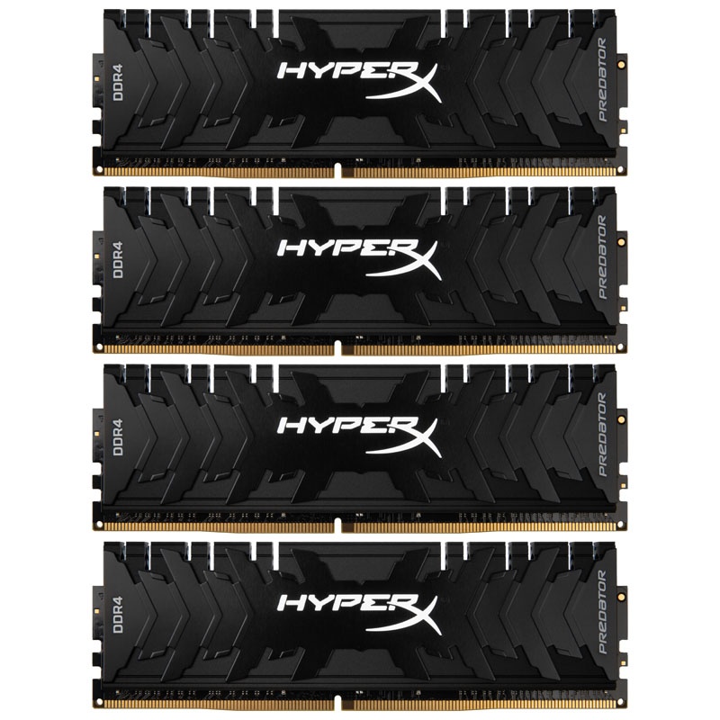 Kingston HyperX Predator, DDR4-3000, CL15 - 64GB Quad Kit