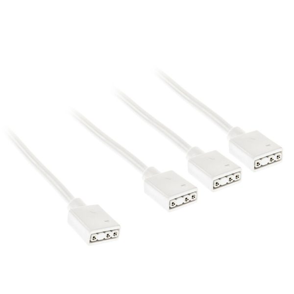 Kolink ARGB 1-3 splitter cable – 30cm, white