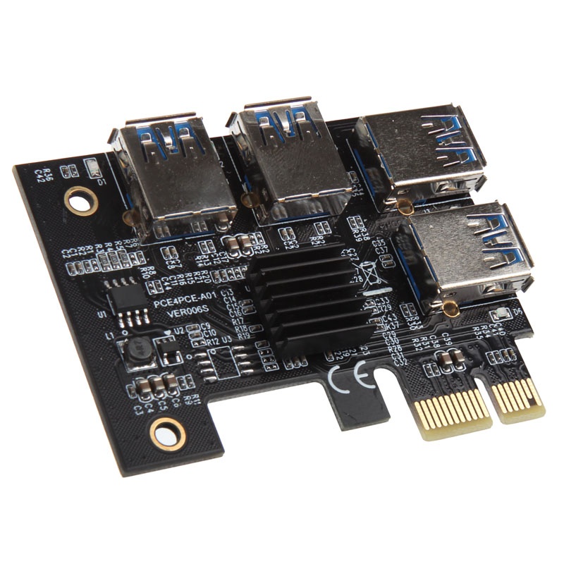 Kolink Adattatore Per Mining E Rendering - Sincronizza Più Alimentatori Con Connettori ATX 24 Pin E Molex 4-PIN