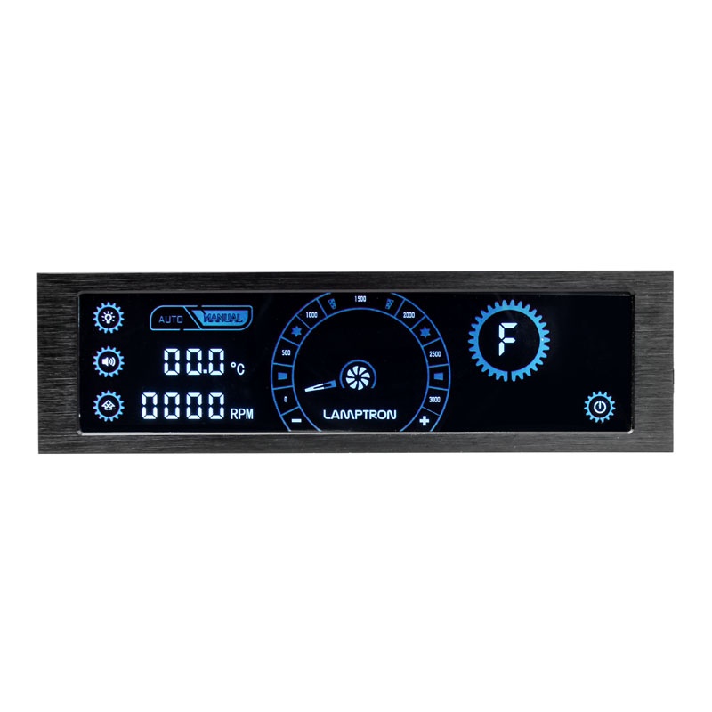 Lamptron CM430 PWM fan controller - black / blue