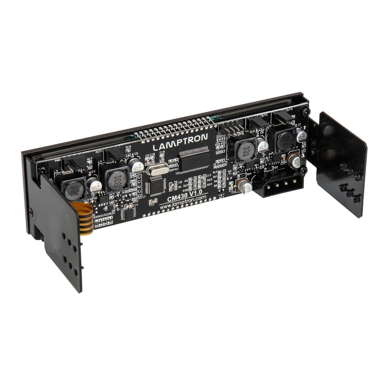 Lamptron CM430 PWM fan controller - black / blue