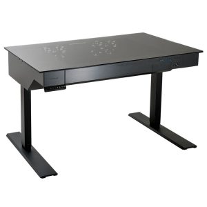 Lian Li DK-04 X desktop enclosure (height adjustable) - black