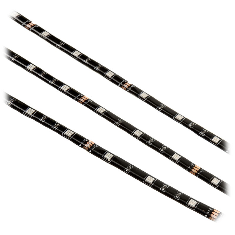 Lian Li Led Lian Li LED50RGB-2, RGB LED Set with Dimmer and 3 LED Strips ...